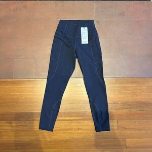 LNDR Navy Leggings, NEW
